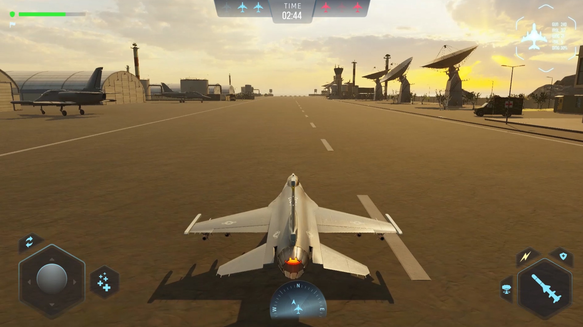 Sky Warriors still from the App Store listing