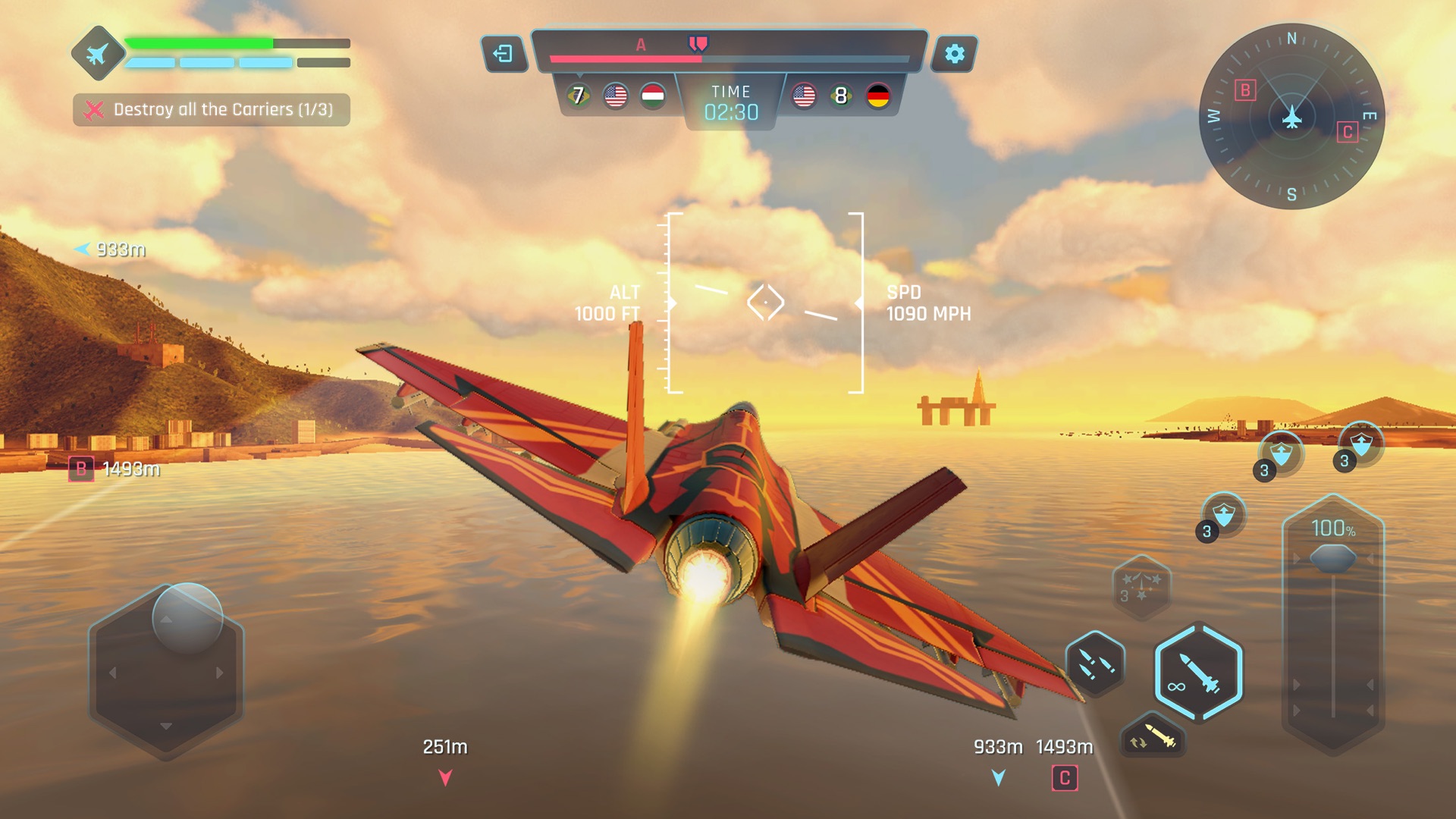 Sky Warriors still 2 from the App Store
